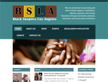 Tablet Screenshot of blackskepticsla.org
